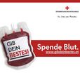 Blut spenden rettet Leben...